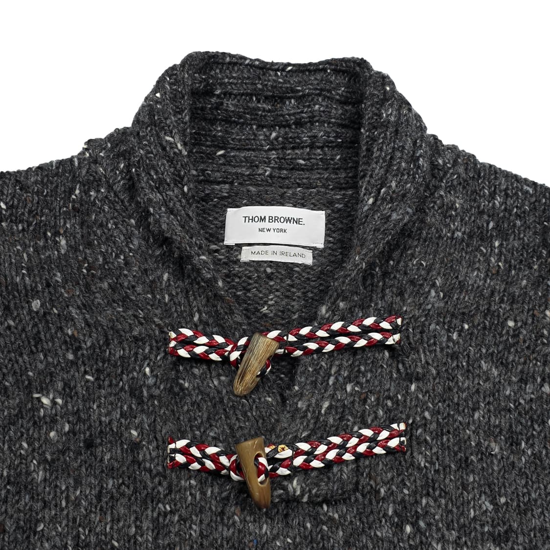 톰브라운 4바 숄카라 케이블 니트 상품이미지5