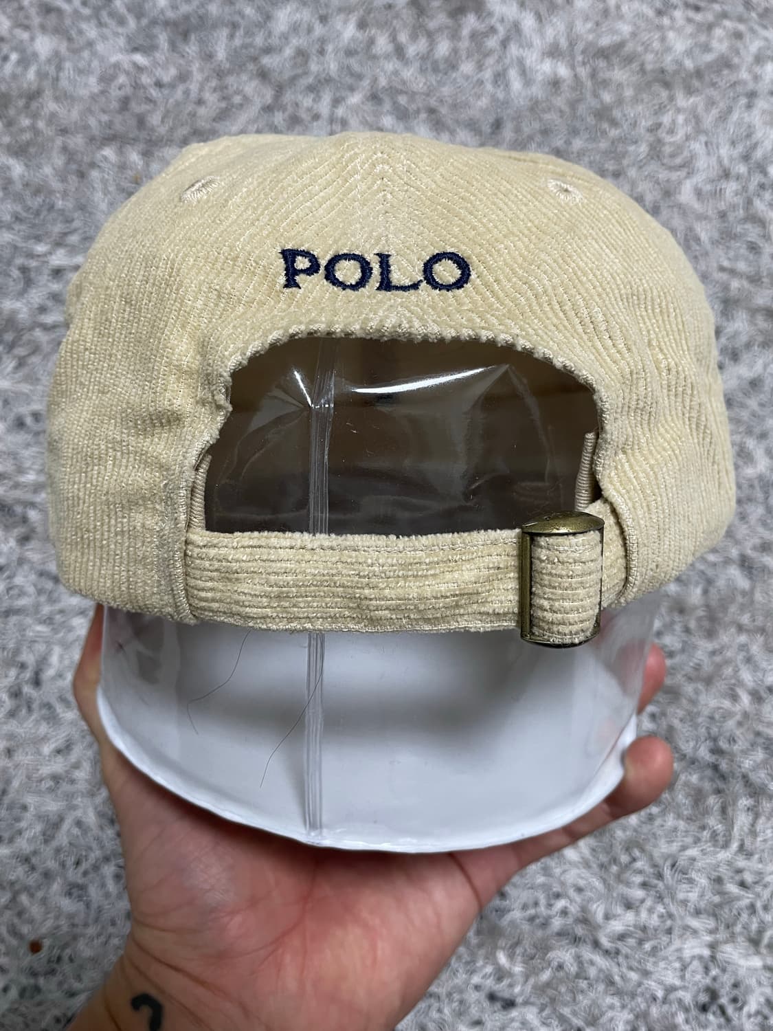 폴로Polo 네이비포니 배이지 코듀로이 캡 Free 상품이미지3