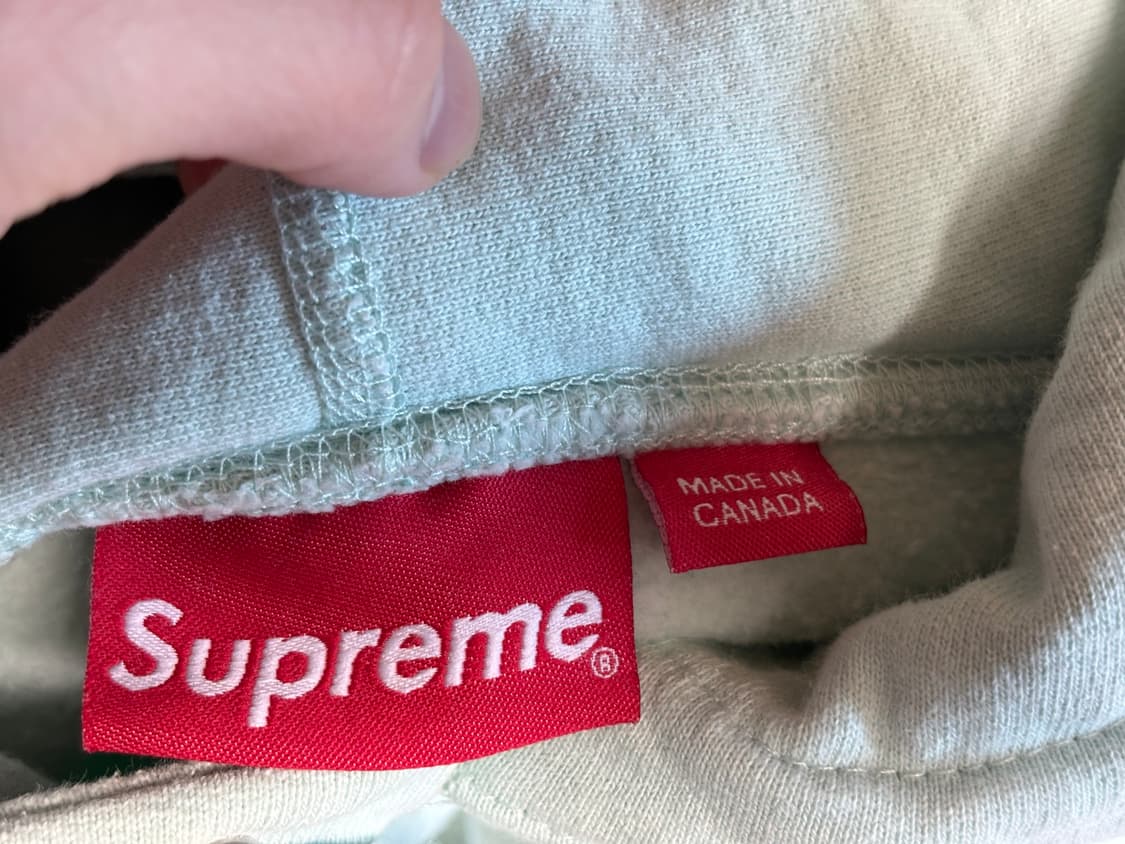 [M] 17FW 슈프림 박스로고 후드 아이스블루 상품이미지8