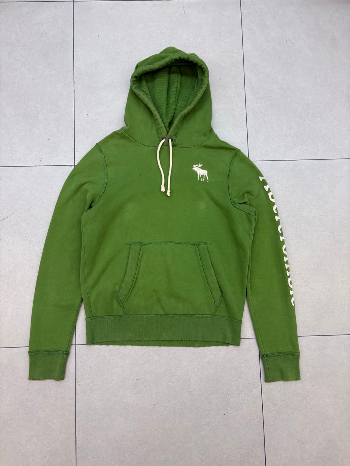 아베크롬비 사이드라인 후드티 그린 상품이미지3