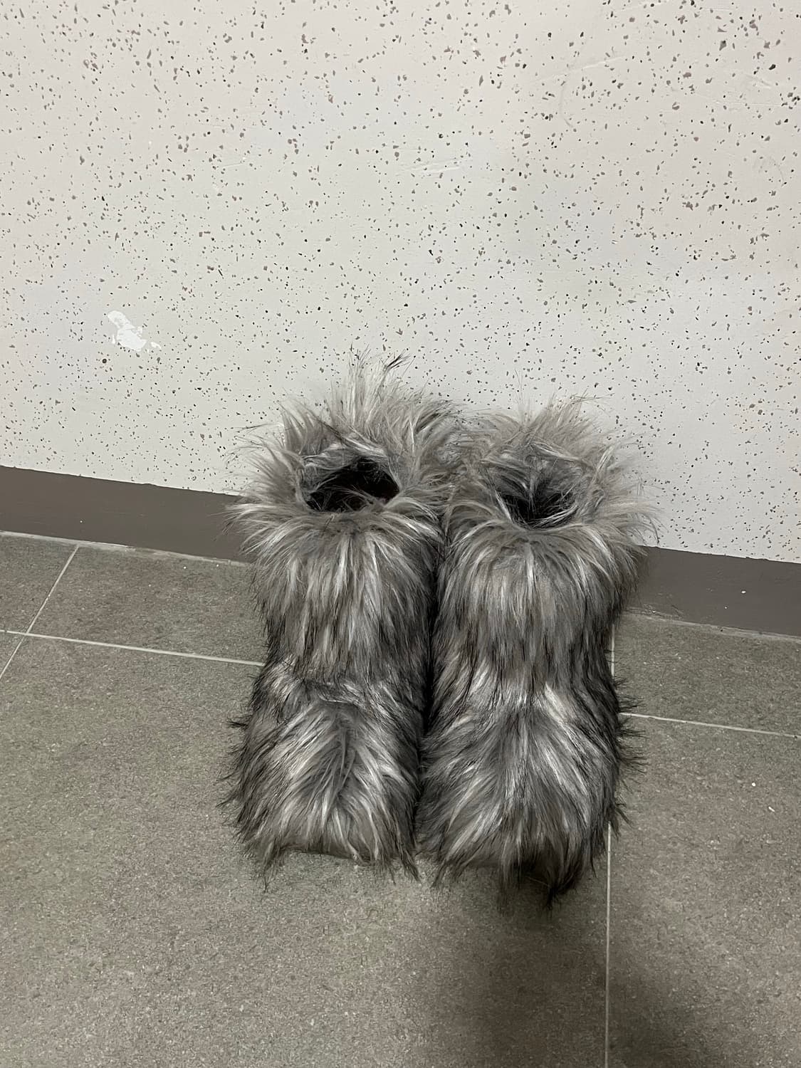 퍼부츠 회색 상품이미지3