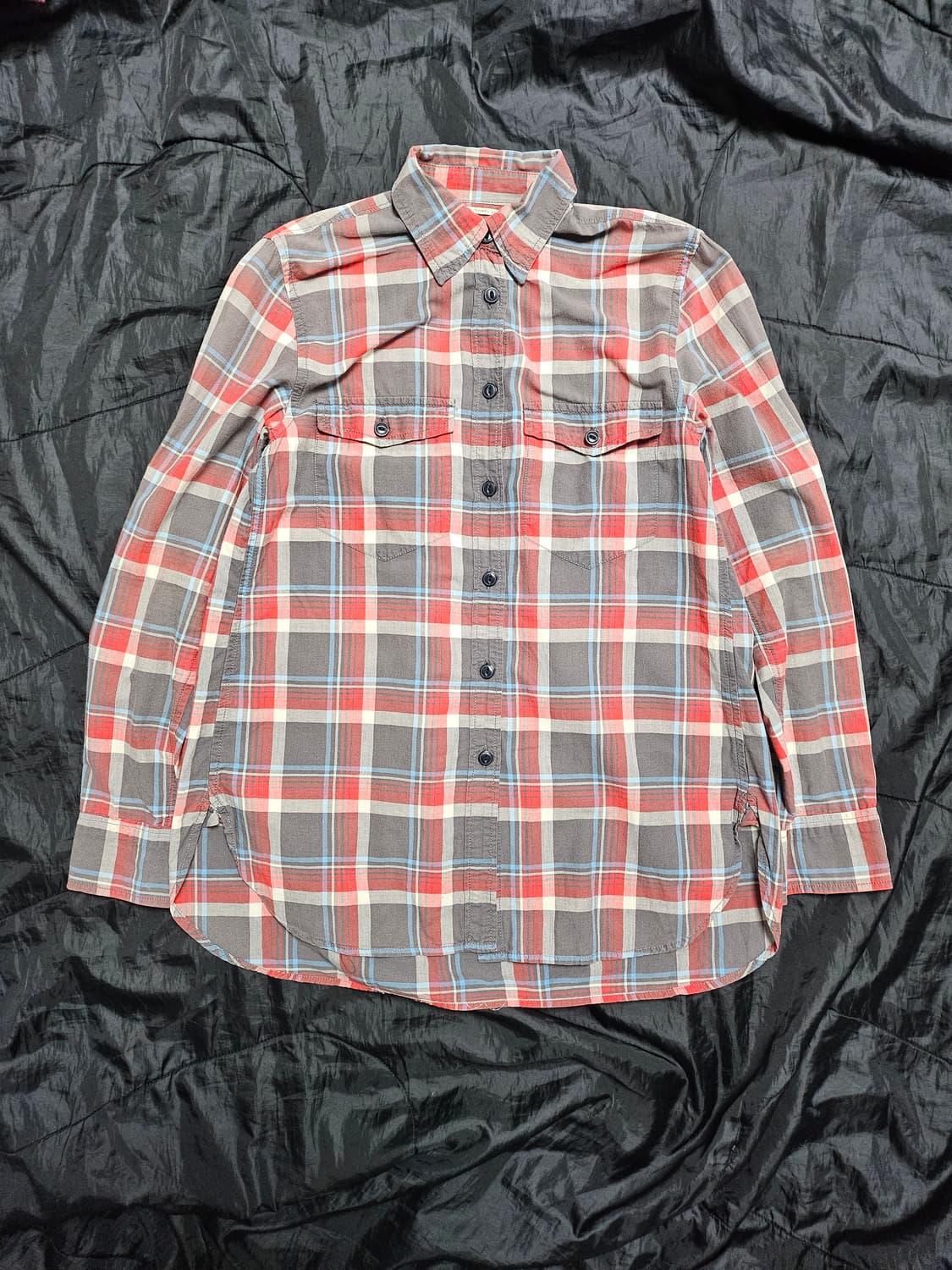 데님앤서플라이 투포켓 체크 셔츠 상품이미지2