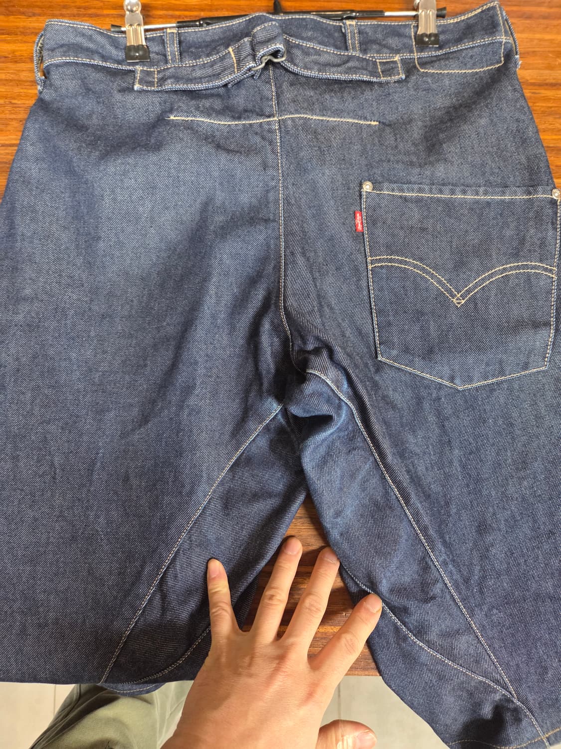 리바이스 커스텀 엔지니어드진 버뮤다 데님반바지 30 상품이미지7