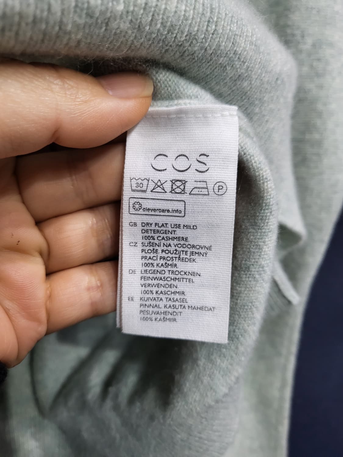 코스 캐시미어100% 터틀넥 상품이미지6