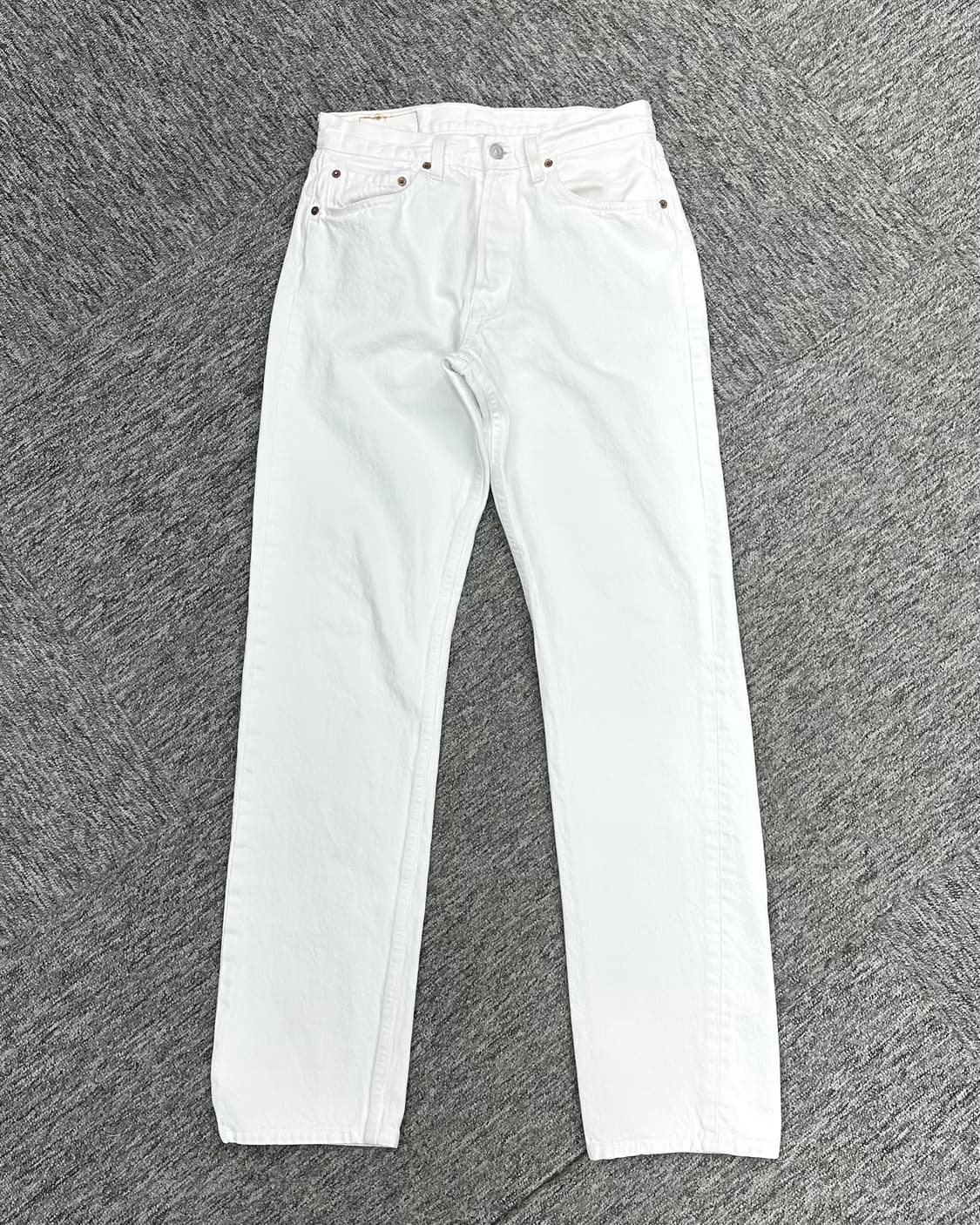 (허단38)90'S 리바이스 USA 501 화이트-M1773 상품이미지3