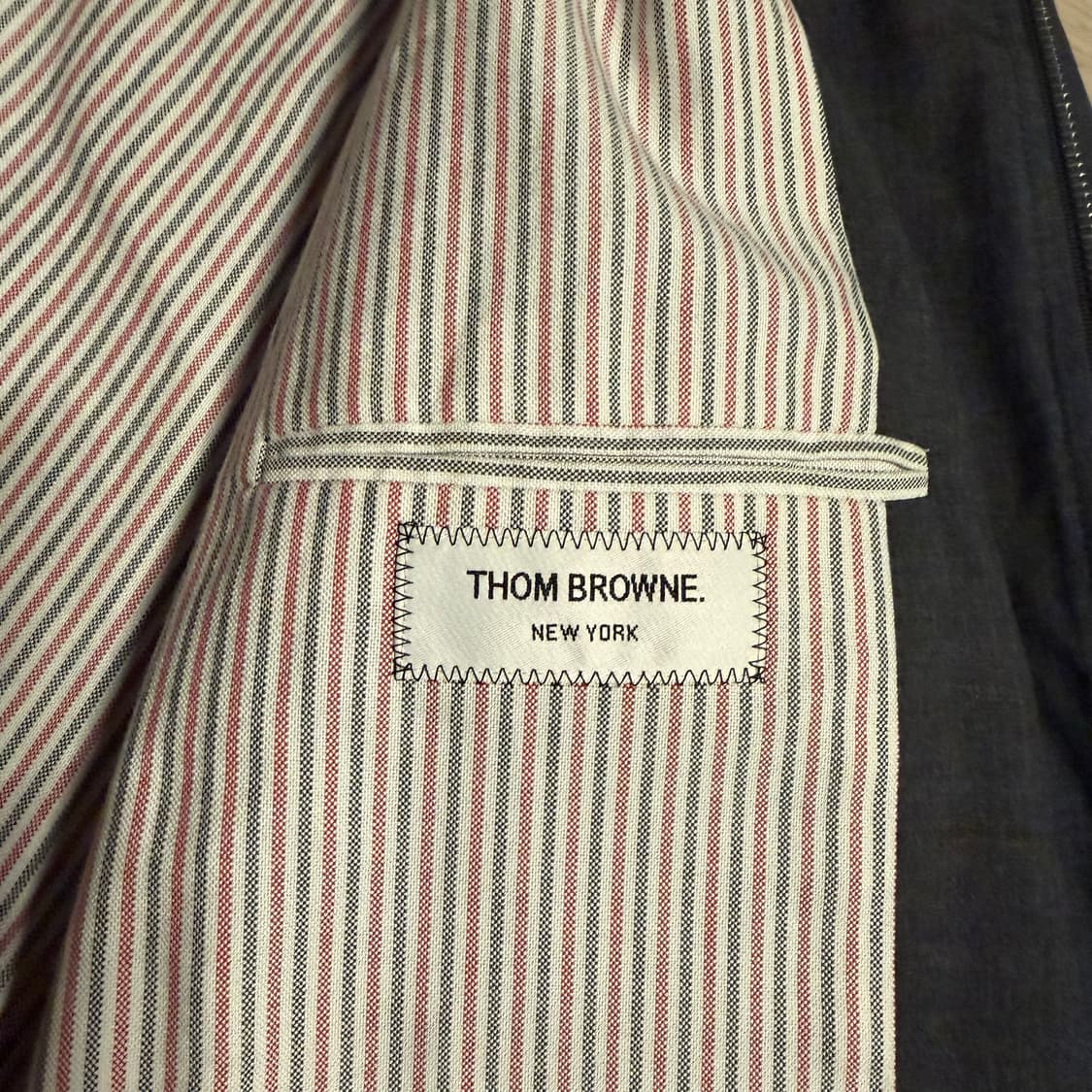 {당일발송/3size} 톰브라운 사선완장 봄버 울 자켓 그레이 한정판 상품이미지7