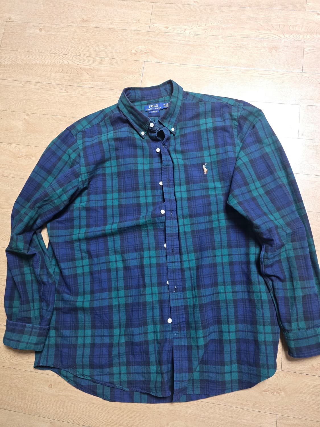 폴로 타탄체크 옥스포드셔츠 XXL 상품이미지1