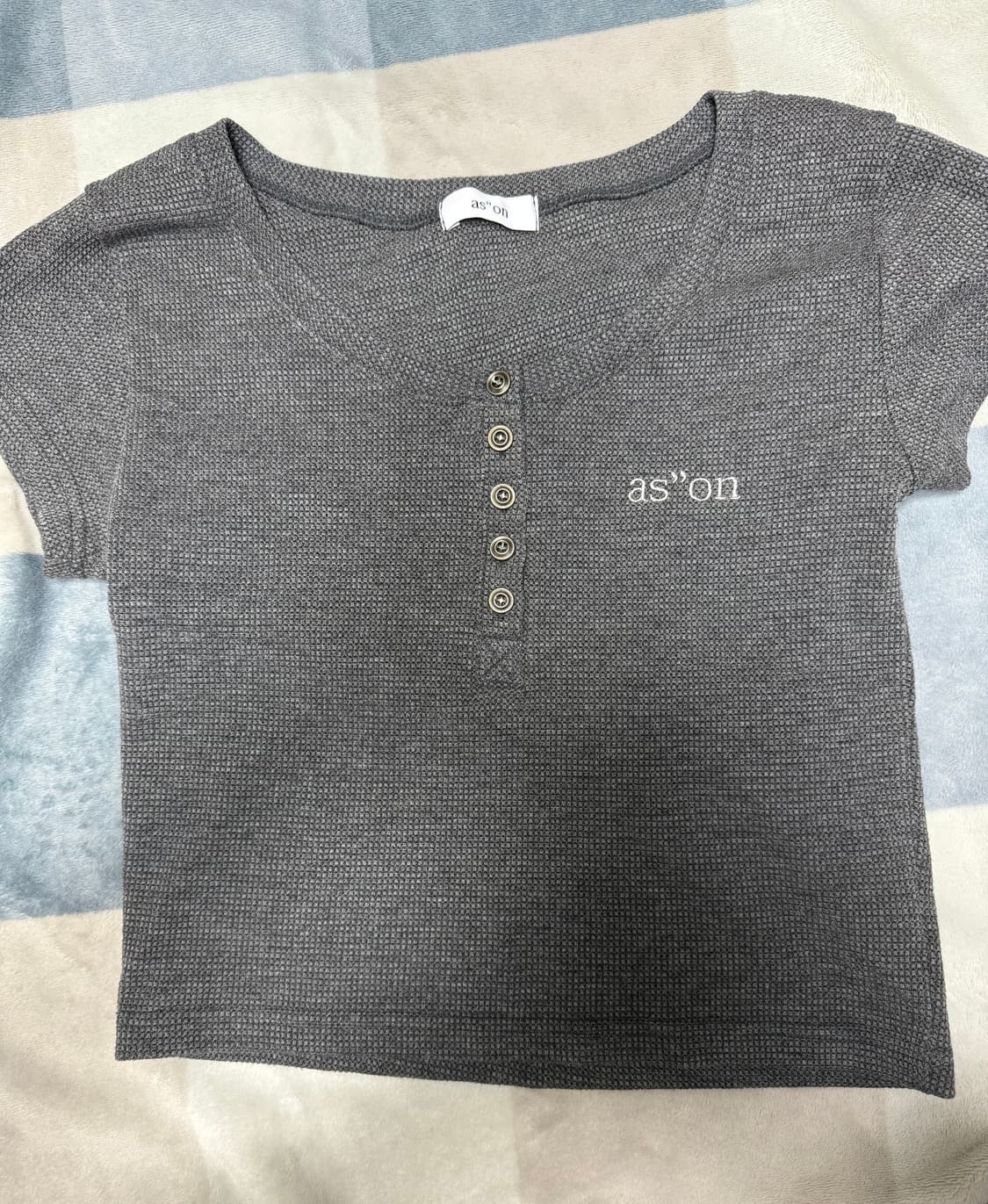 애즈온 coby tee차콜 /나시 일괄 세트 상품이미지2