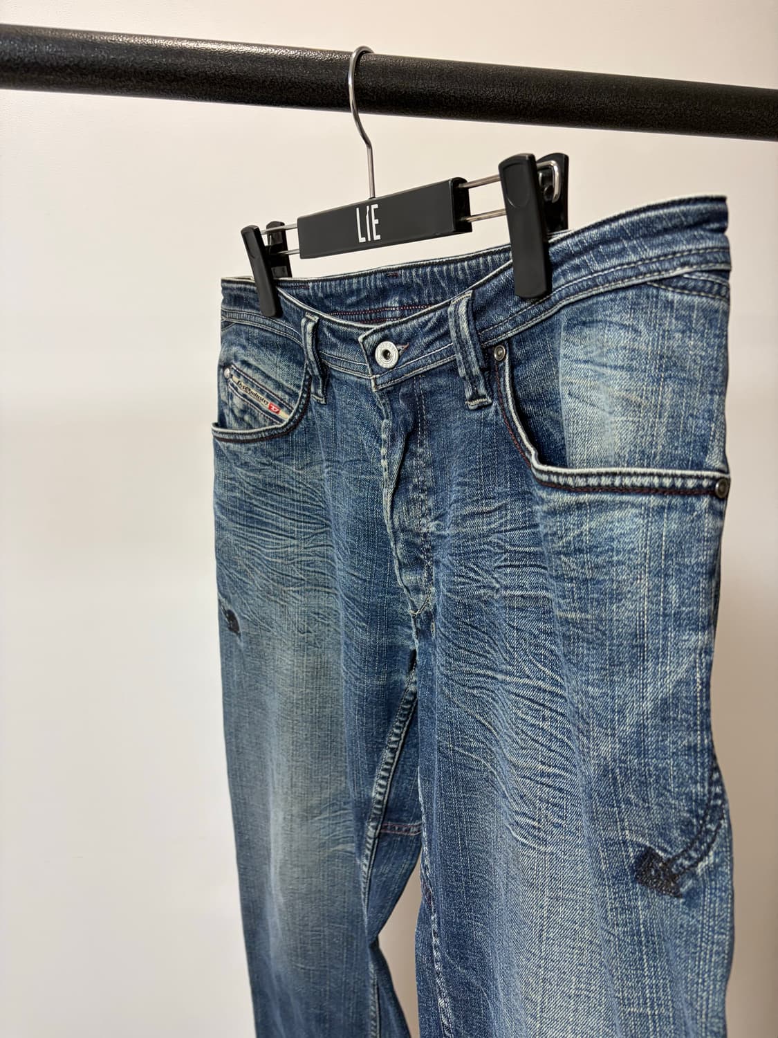 (34) Diesel 디젤 빈티지 워싱 로우라이즈 데님 팬츠 상품이미지2