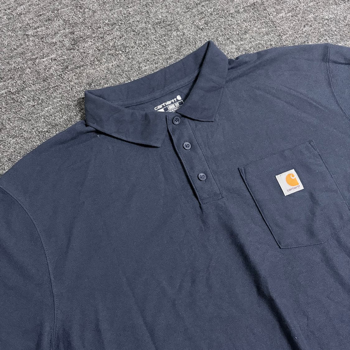 칼하트 루즈핏 반팔 카라티 상품이미지2