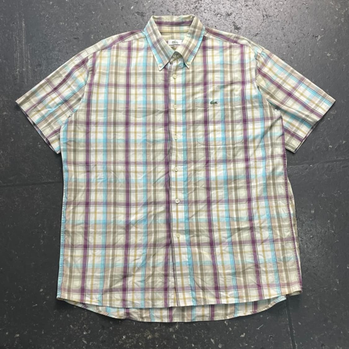 105 라코스테 체크셔츠 상품이미지1