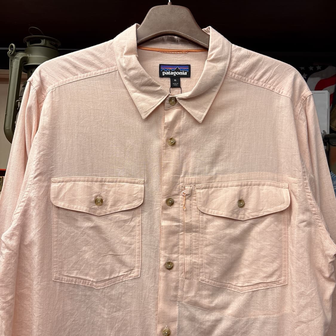 파타고니아 오가닉코튼 유틸리티 린넨셔츠 지퍼포켓 N958 상품이미지3