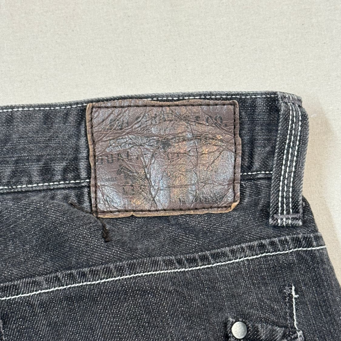 33inch) 리바이스 그레이 스트레이트 데님 청바지 상품이미지3