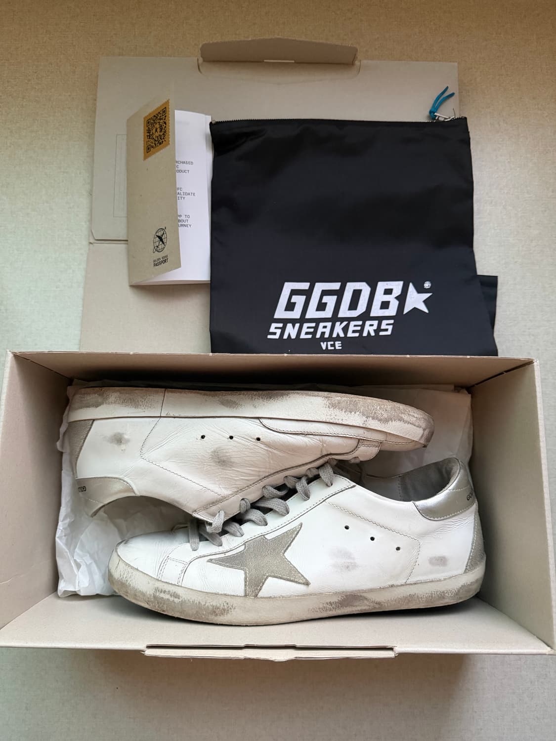 골든구스 슈퍼스타 화이트실버탭 상품이미지1