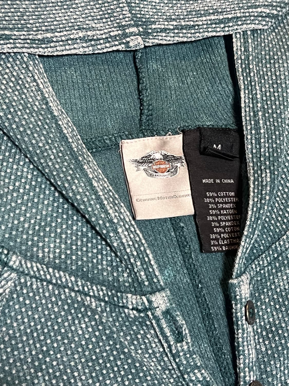 harley davidson vintage y2k waffle knit 상품이미지4