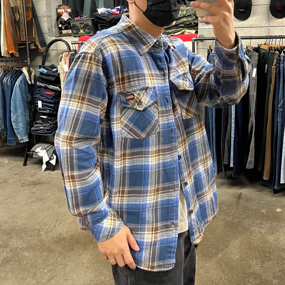 디키즈 플란넬 체크 셔츠 (105) 상품이미지6