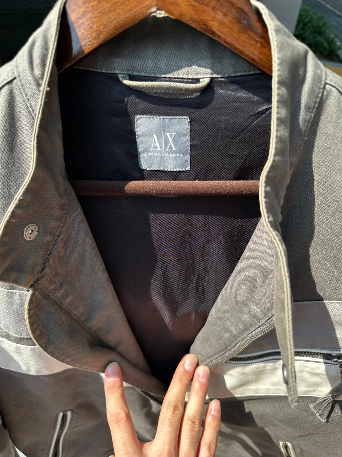 A|X Armani Exchange 바이커 자켓 상품이미지4