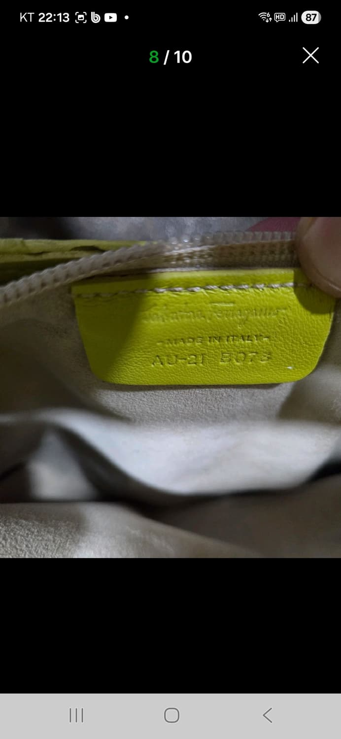 페라가모 파이톤 클러치 상품이미지8