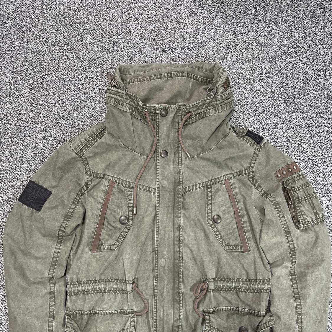 버커루 밀리터리 야상 점퍼 (L) 상품이미지2