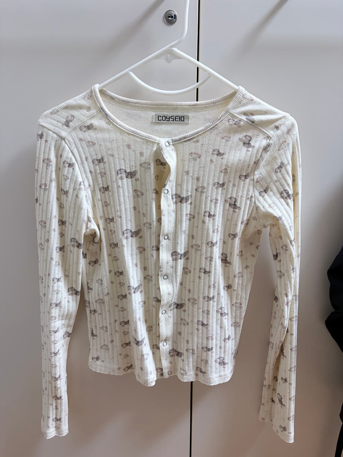 코이세이오 COTTON CUDDLE LONGSLEEVES IVORY 상품이미지2