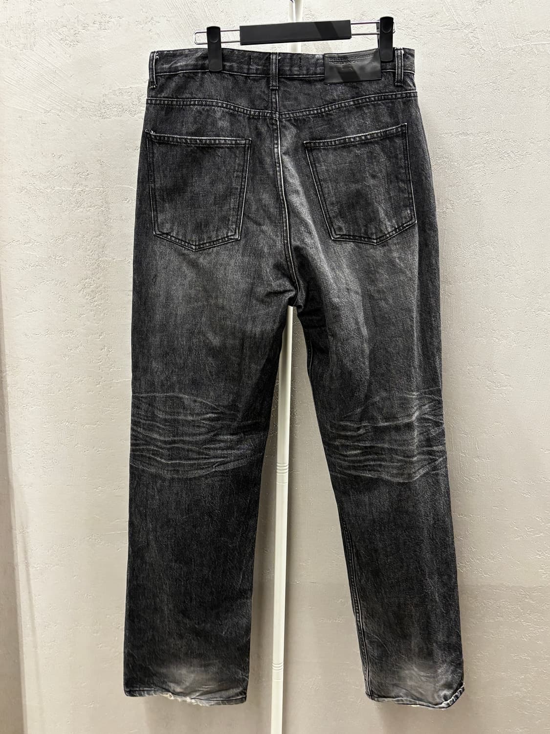 insilence 블랙 워싱 데님 청바지 L 상품이미지6