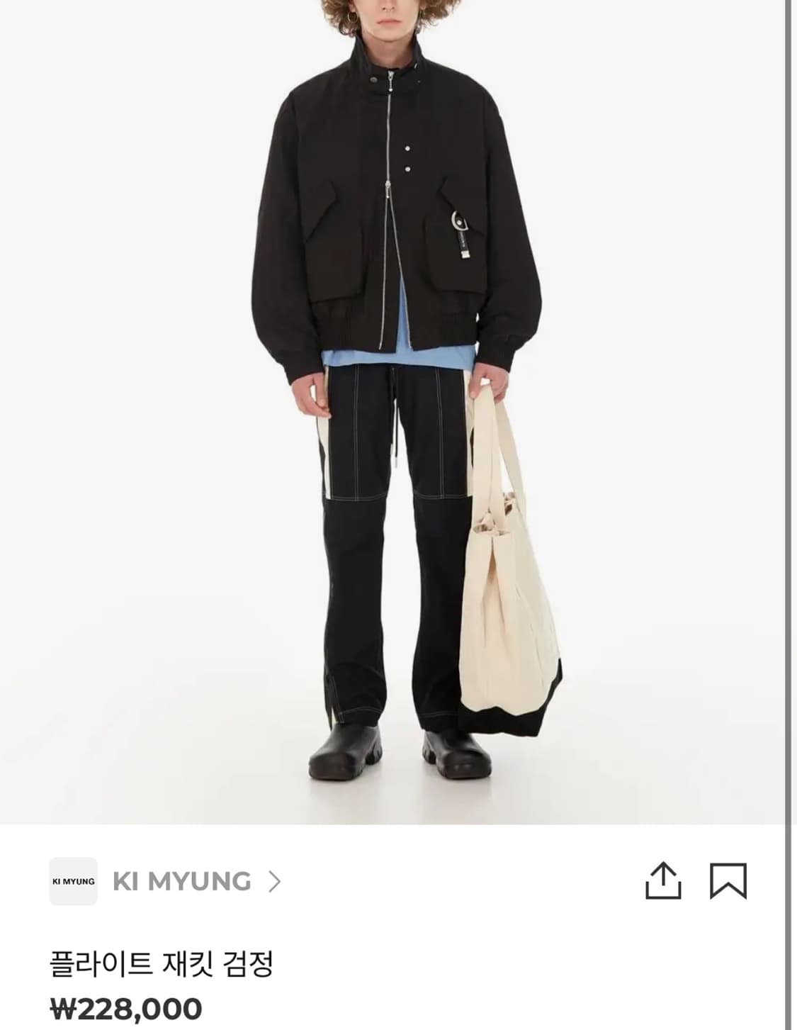 KI MYUNG 기명 항공점퍼 상품이미지5