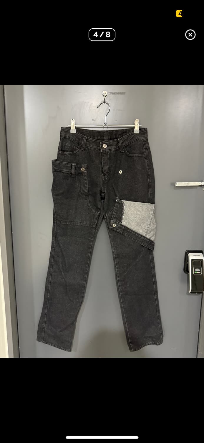 Double waist denim trousers 상품이미지6