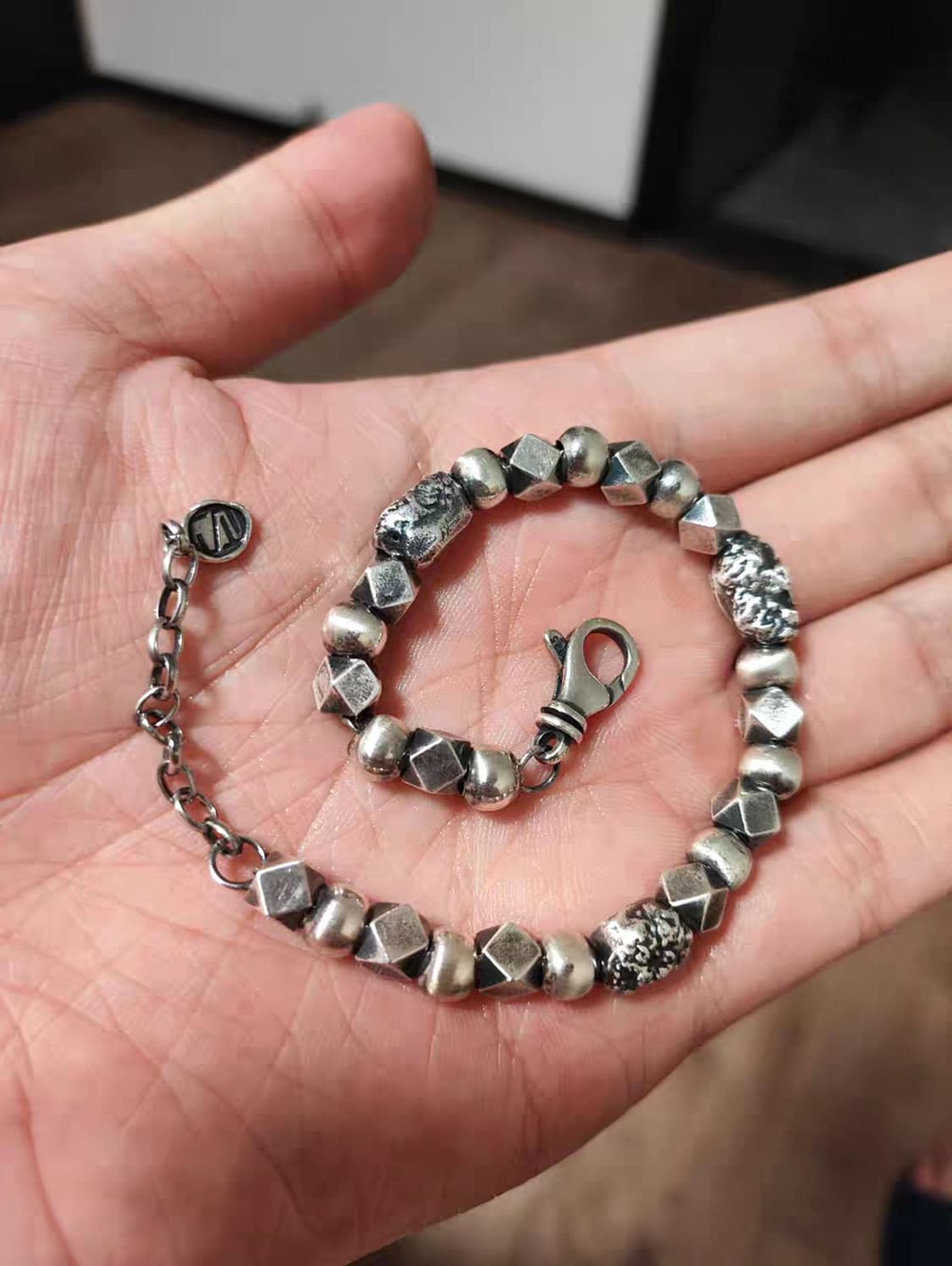 Oceanora 남성용 순은 999 "조각 은" 팔찌 상품이미지2