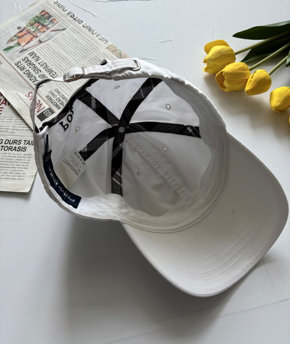 Polo 폴로랄프로렌 골프 화이트 볼캡 상품이미지5