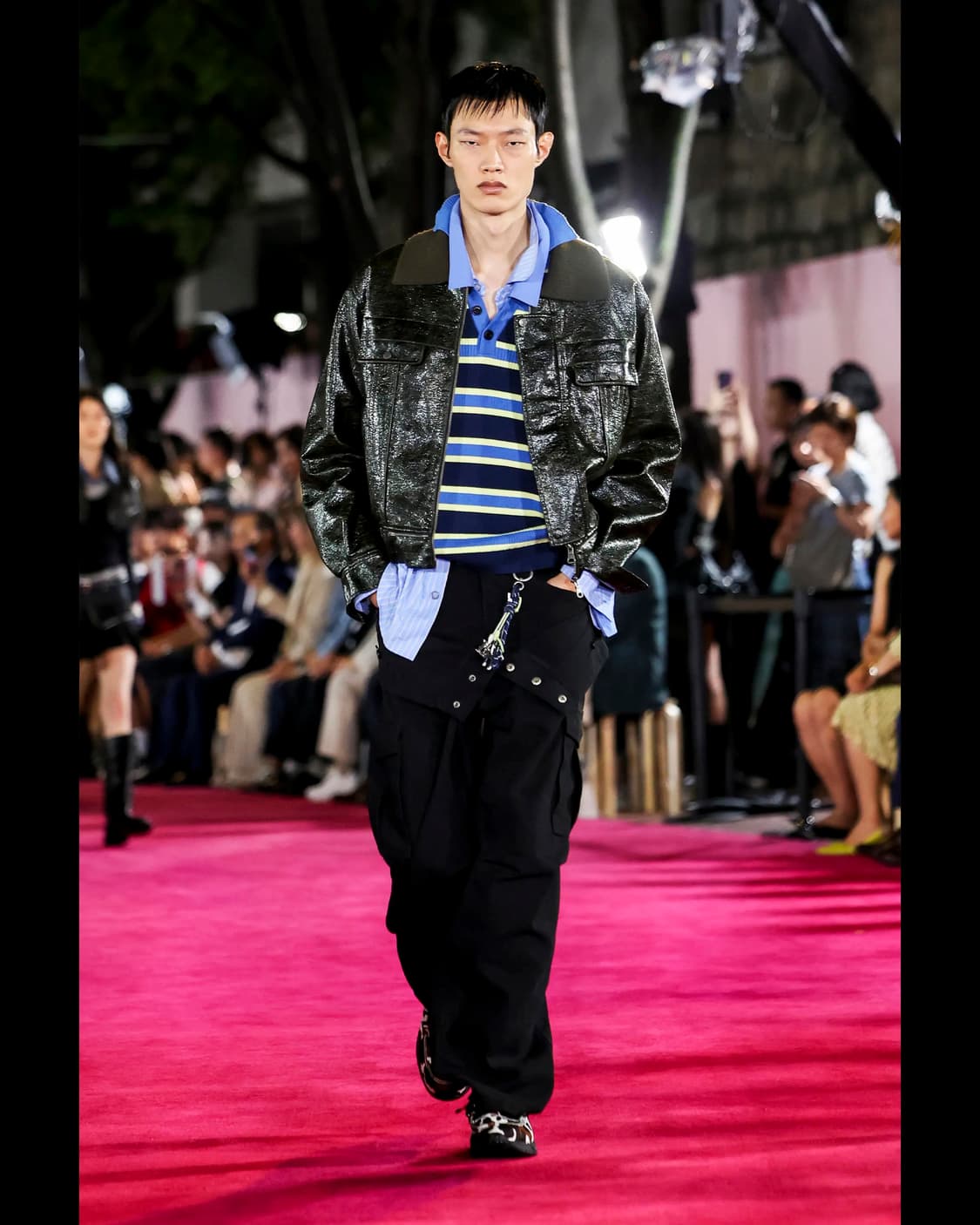 앤더슨벨 초회판 더블 웨이스트 워크 와이드 레그 진 34 상품이미지1