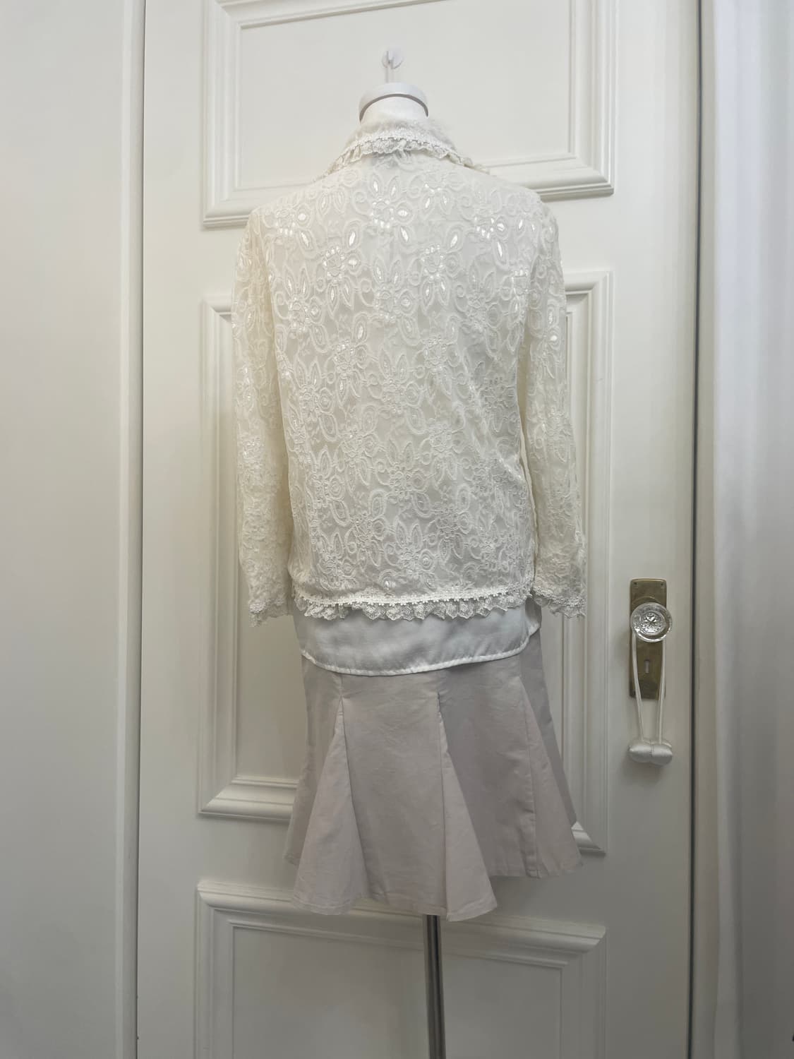 ivory lace fairy lovely jacket(size-M~L) 상품이미지3