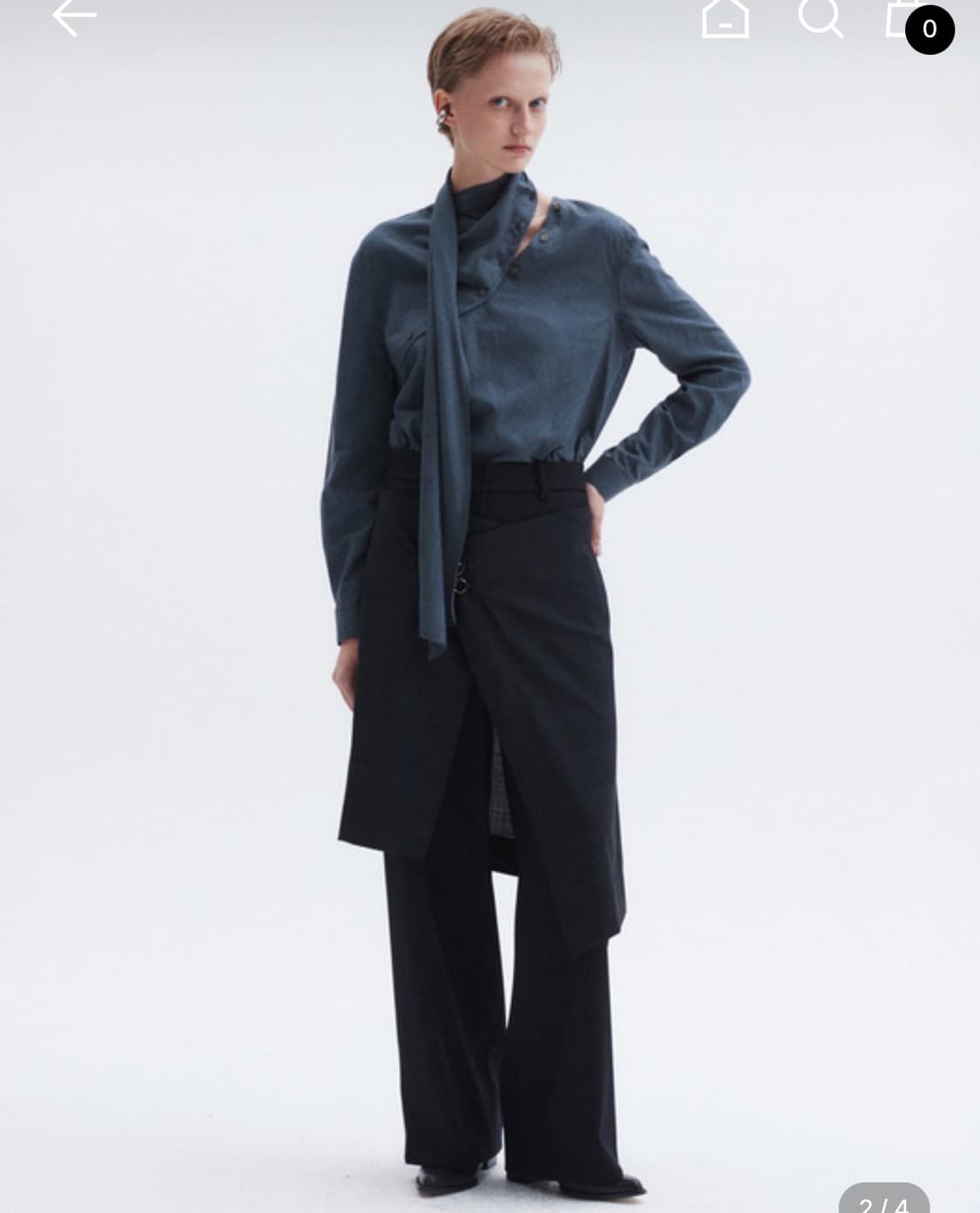 (새상품) 더일마 KANA PLAID PAREO PANTS-s 상품이미지3