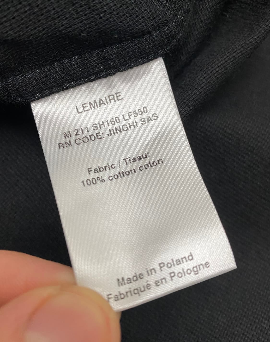 르메르 코튼 반팔 셔츠 48 상품이미지5