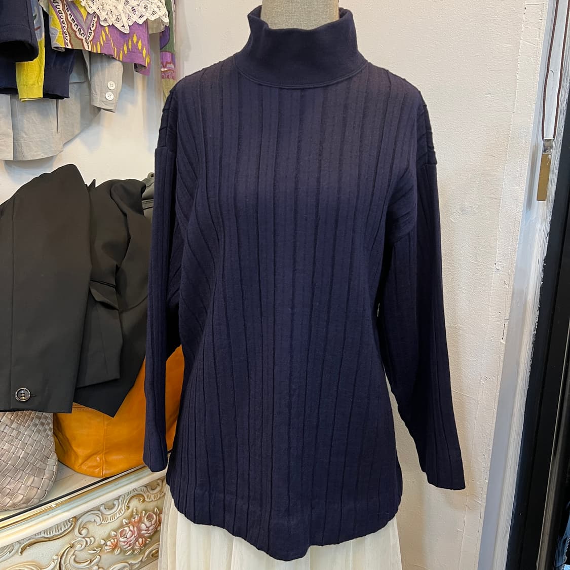 Hai by 이세이미야케 오버핏 울 터틀넥 상품이미지10