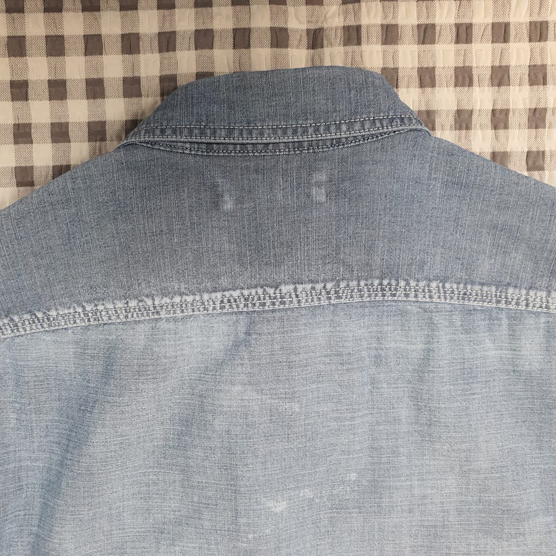 유니클로 데님 청셔츠 남자95 상품이미지5