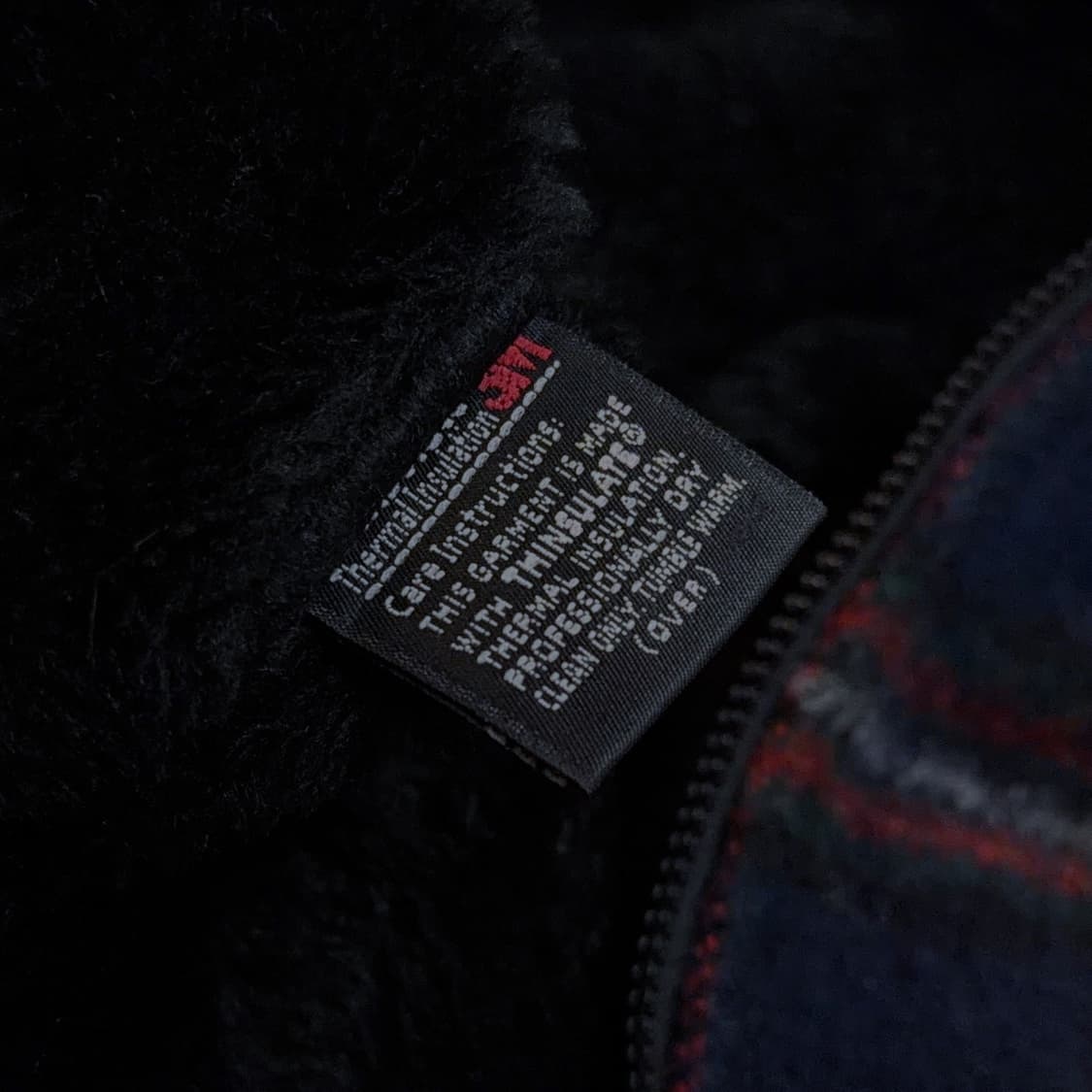 Melton USA 체크 퍼 후드자켓 상품이미지8