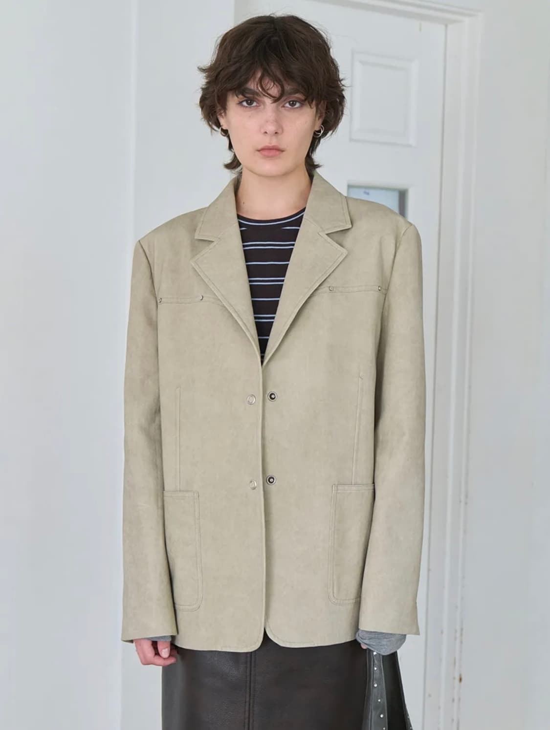 레이브 자켓 Washing Cotton Half Jacket 상품이미지1