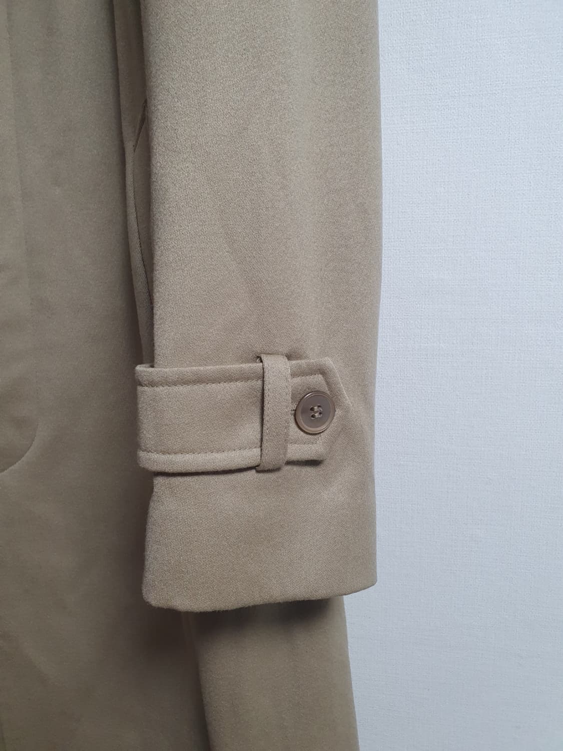 YSL 입생로랑 클래식 울 코트 샌드베이지 95 상품이미지5