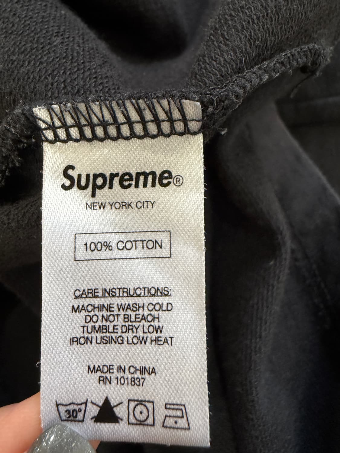 16AW 슈프림 버티컬 집업 자켓 상품이미지5