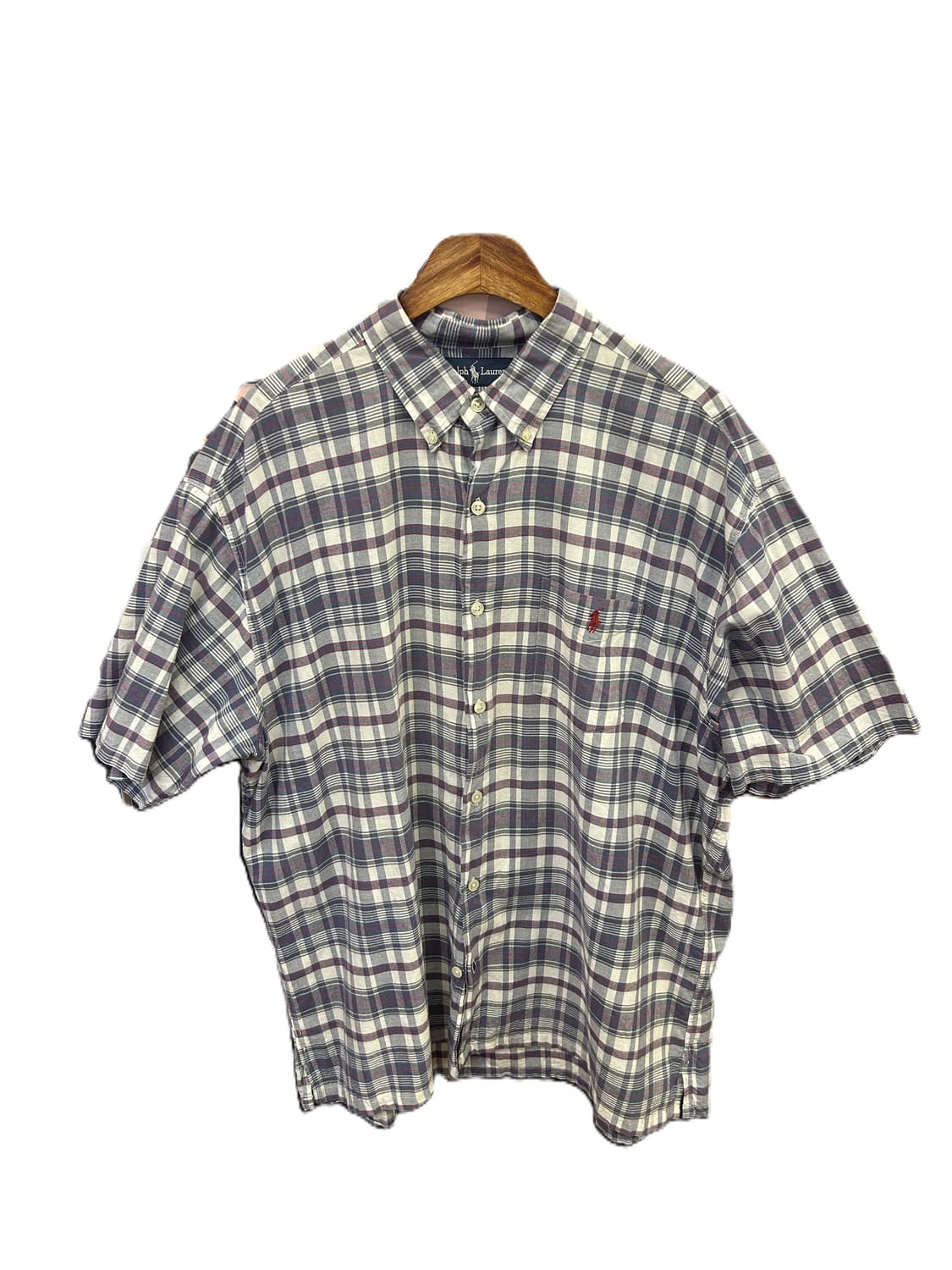 Polo Ralph Lauren  블루 그레이 반팔 셔츠 상품이미지1