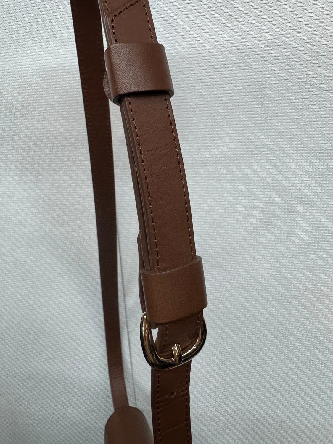 마리떼 프랑소와저버 브라운 레더 숄더백 상품이미지5