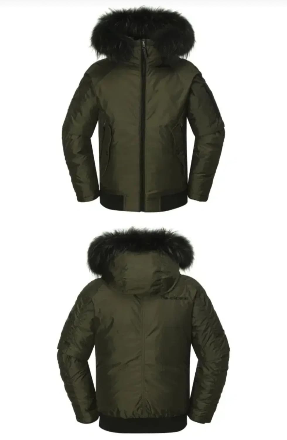 (새제품)아이더 다운 패딩 스투키 플러스 숏패딩(블랙,카키.그레이M~XL 상품이미지10