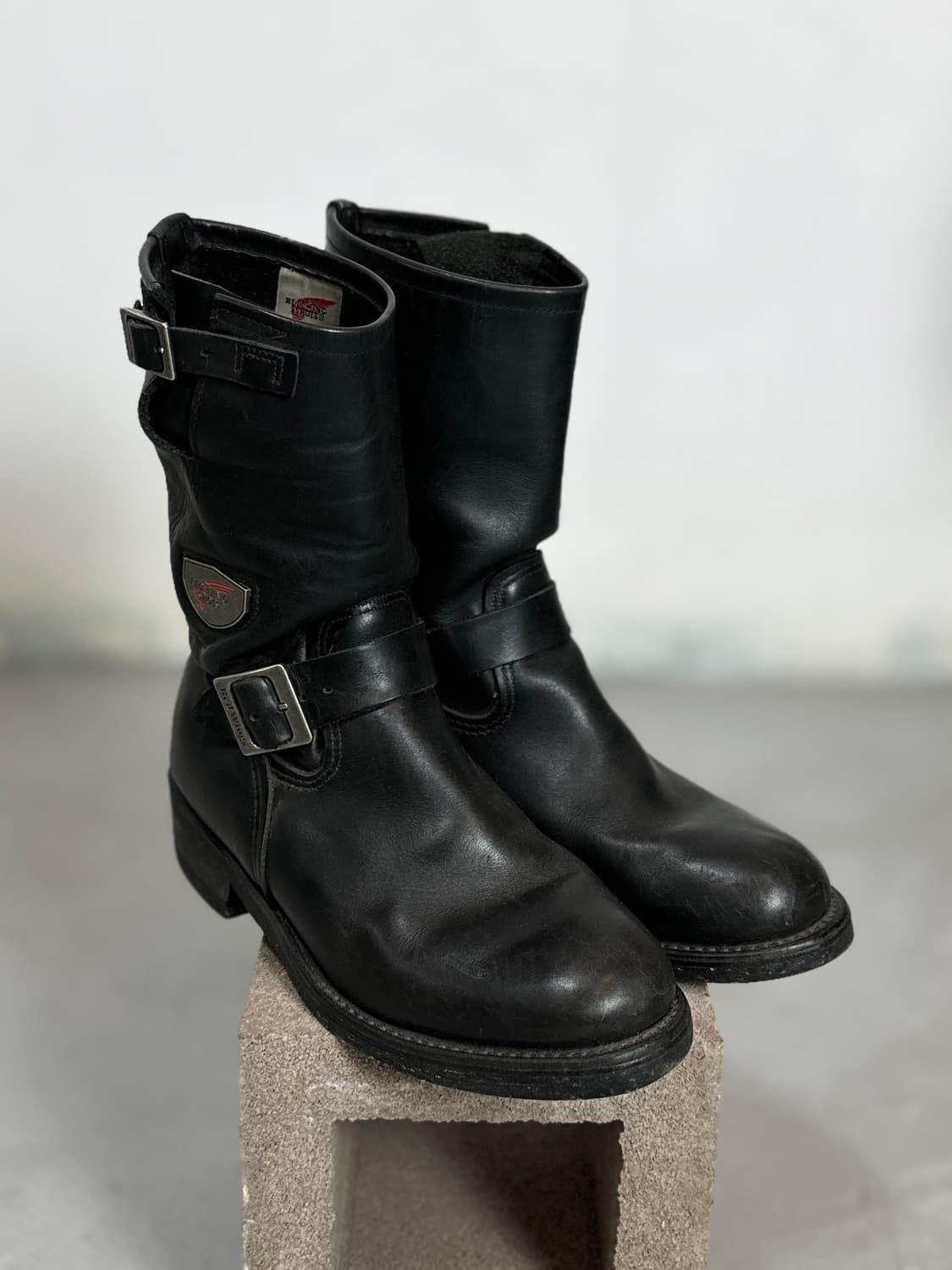 OG USA Made 레드윙 968 엔지니어 부츠 상품이미지4