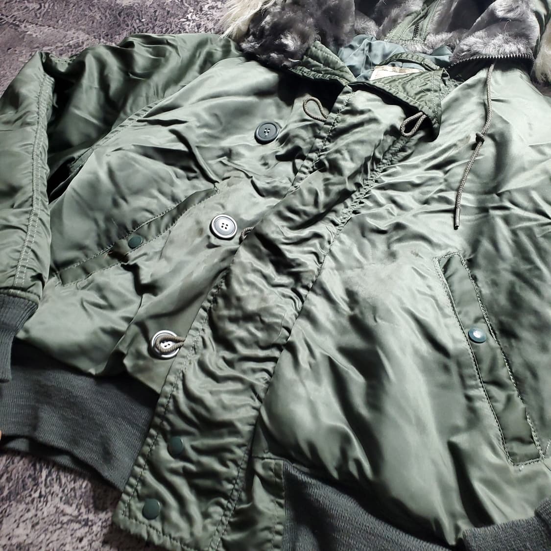 80s 알파 인더스트리 N-2B 헤비 플라이트 자켓 상품이미지2