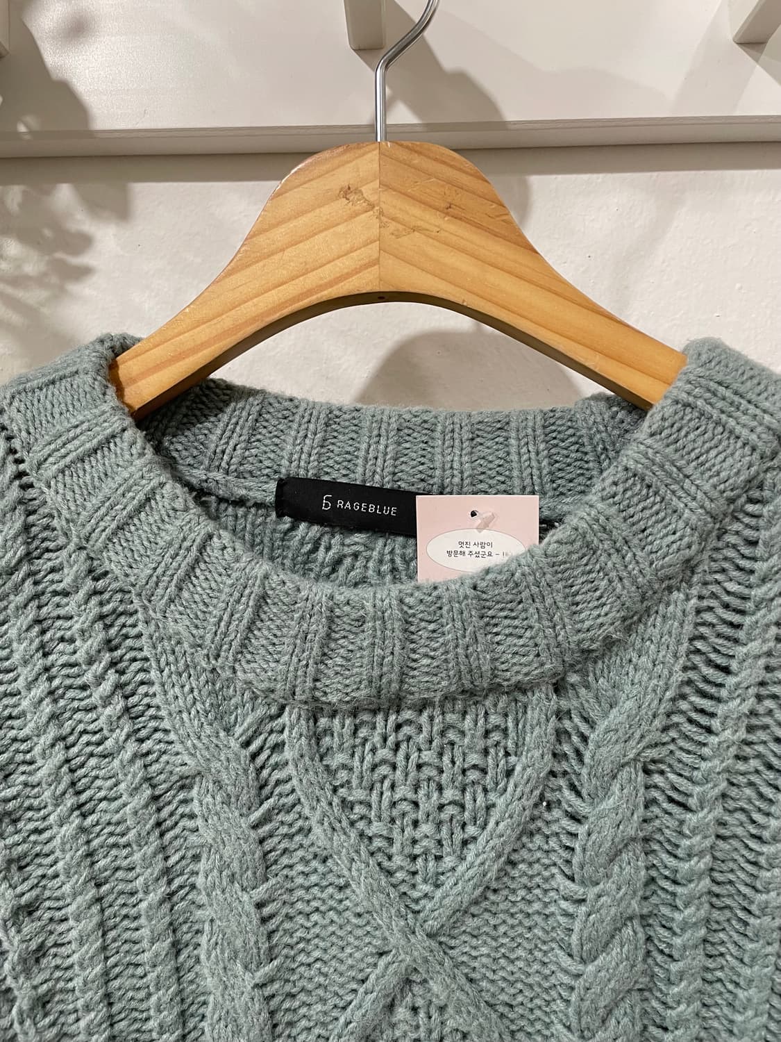 rageblue 꽈배기 오버핏 니트 상품이미지9