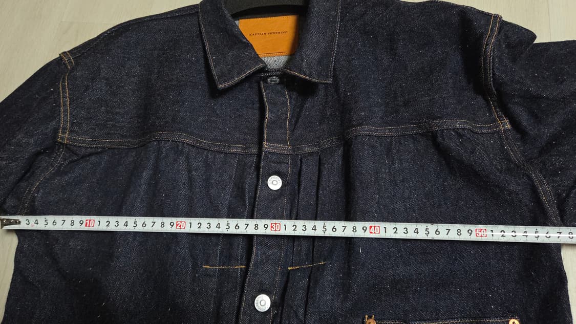 (착샷) 캡틴선샤인 타입1 트러커 데님 자켓 25fw 상품이미지6