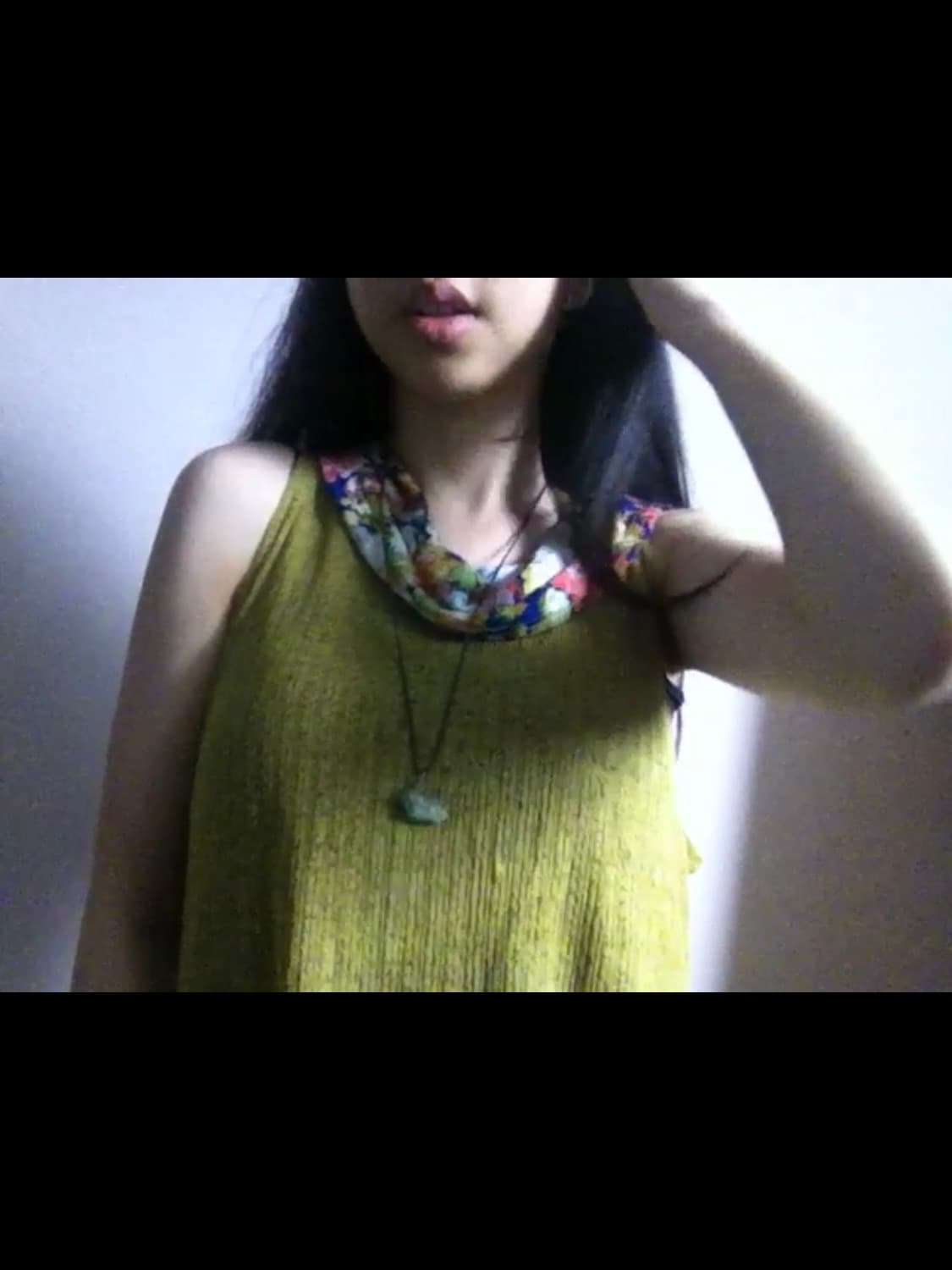 Flower Neck Long Top 플라워넥 롱 탑 상품이미지8