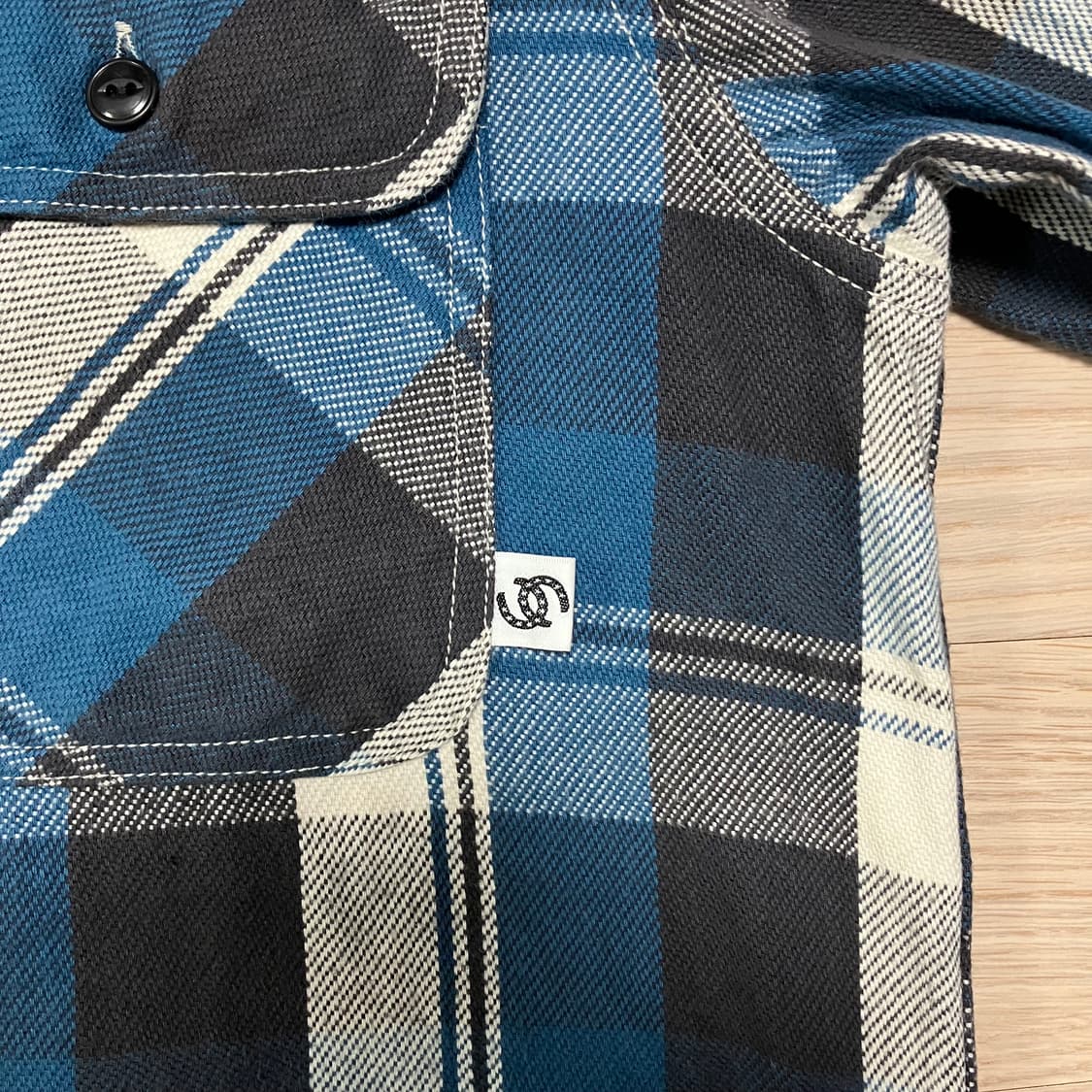 베이프 플란넬 체크 셔츠 bape 상품이미지5