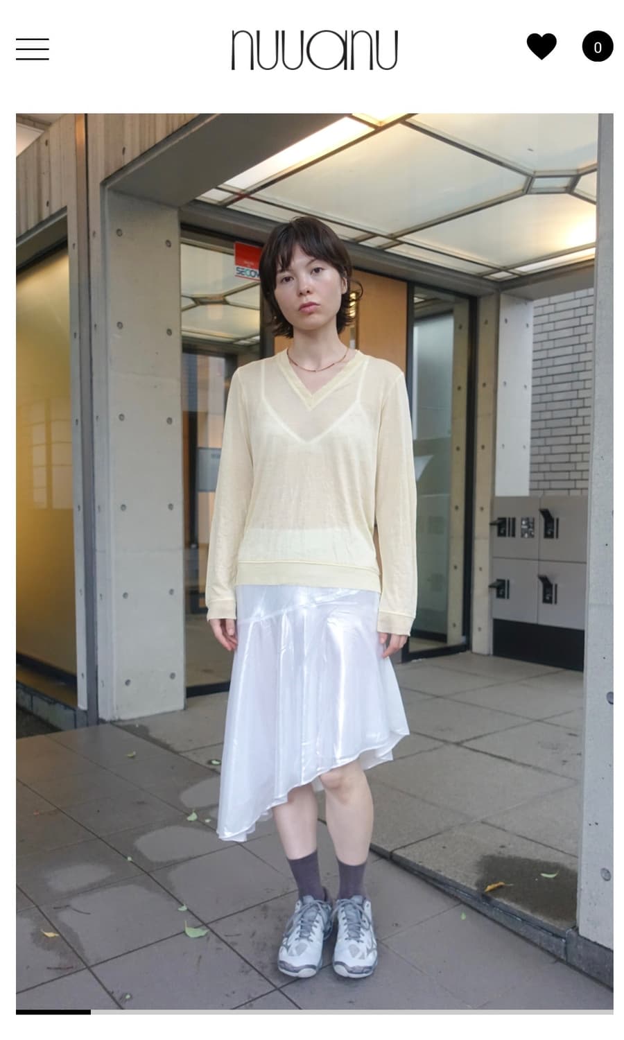 nuuanu Biyo Skirt_Silver 상품이미지1