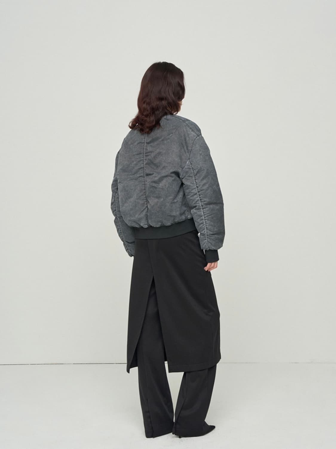 LCDC BOMBER PUFFER JACKET (DUSTY GREY) 상품이미지2